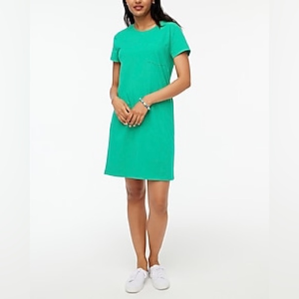 J Crew T-shirt dress olive color size large